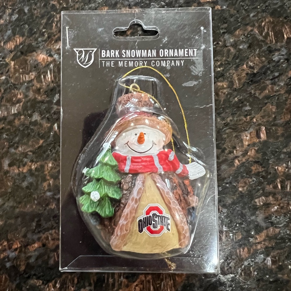 The Memory Company Bark Snowman Ohio State.